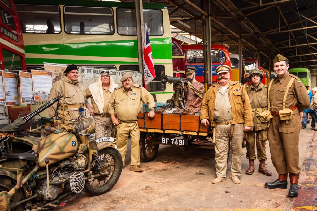 The men of the charity fund-raising Western Desert Recce Group